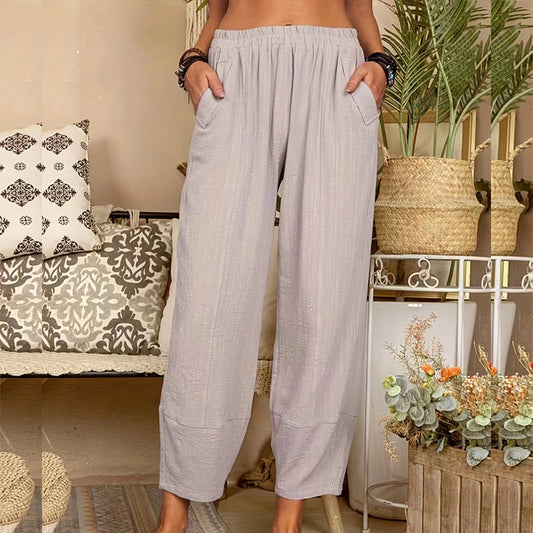 Loose Cotton and Linen Casual Pants Perfect for Home Comfort