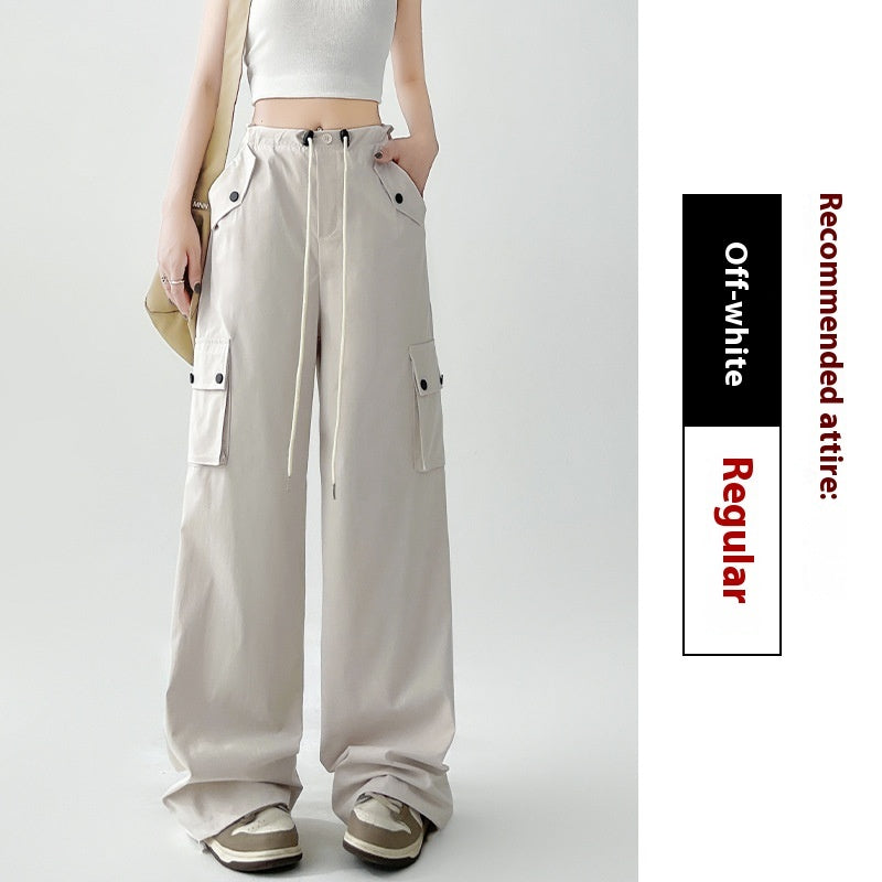 Women's High-Waist Casual Sports Wide-Leg Pants – Comfortable and Stylish Fit