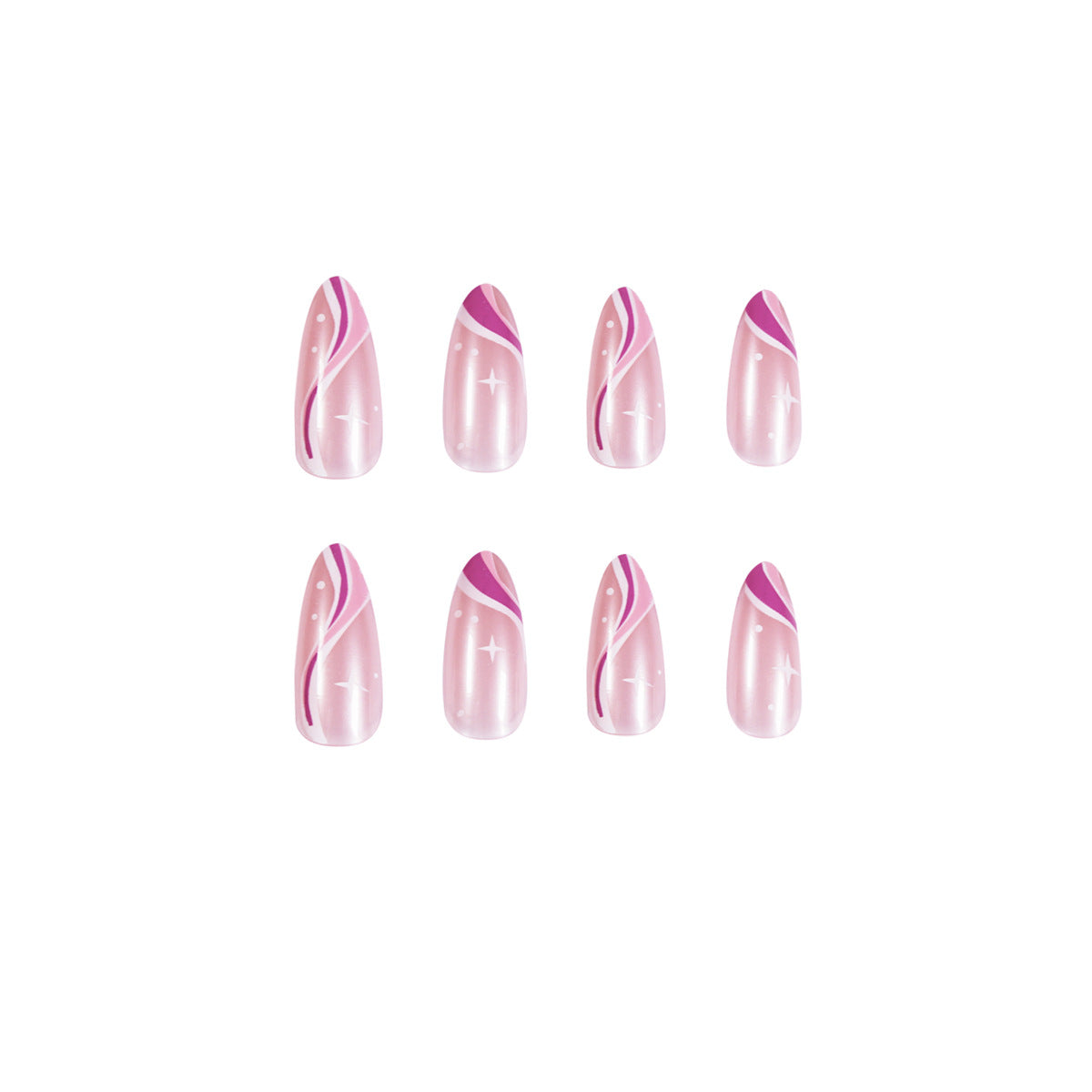 Wave Minimalist Series Pointed Wearing Nail Products