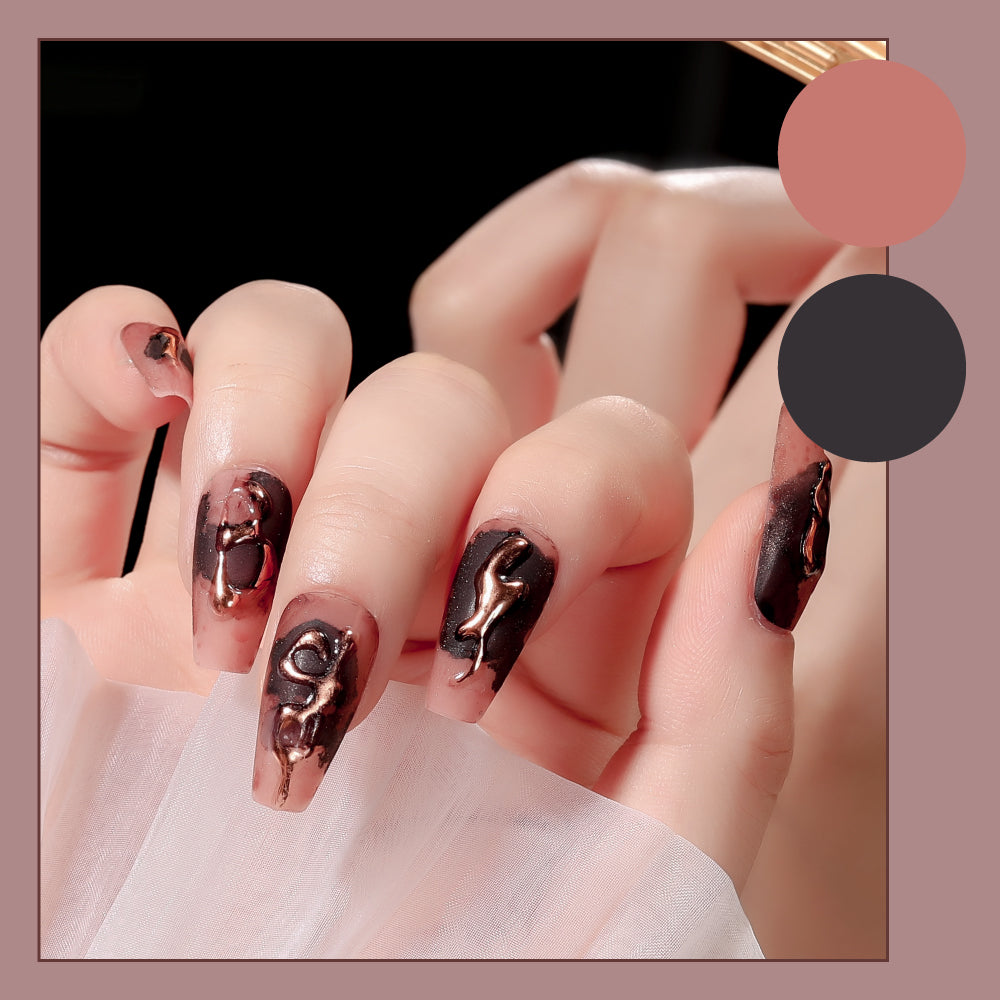 Hand-Worn Fake Nail Patches for Artistic Nail Styling