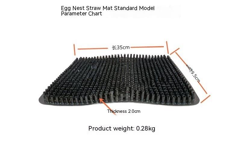 24-hole Egg Box Plastic Straw Mattress