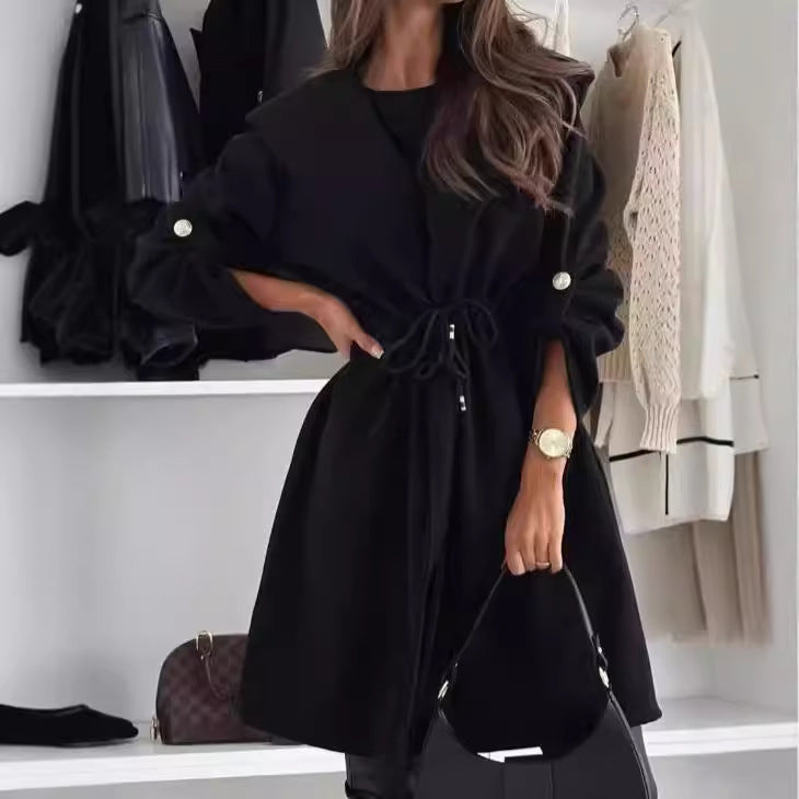 Women's Casual Long Sleeve Coat for Fall and Winter