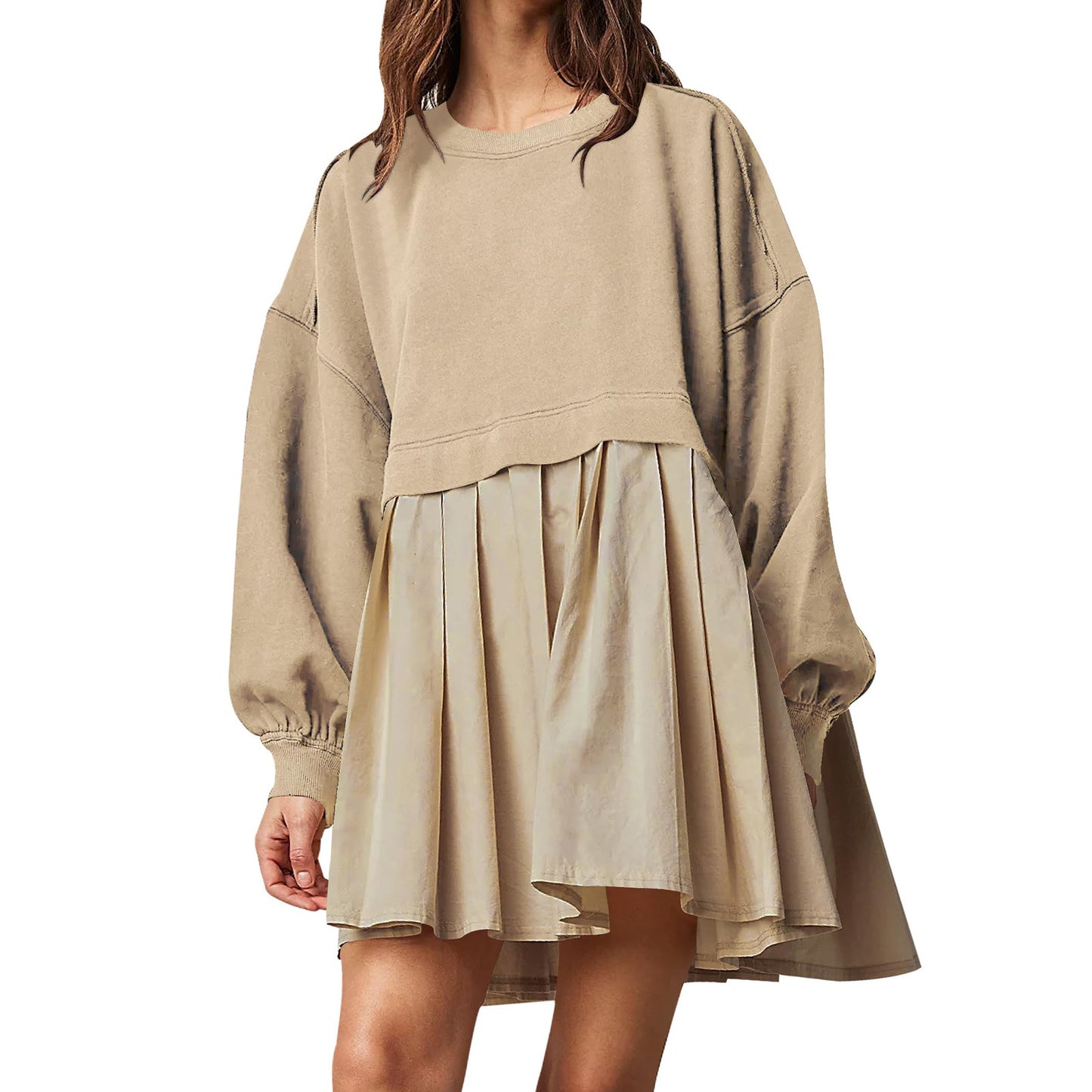 Sweater Dress New Women's Fake Two Pieces