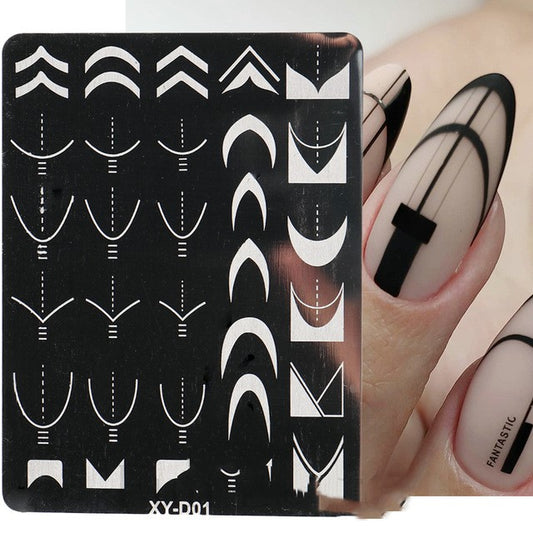 Nail Beauty Print Steel Plate Set for Creative Nail Art Designs