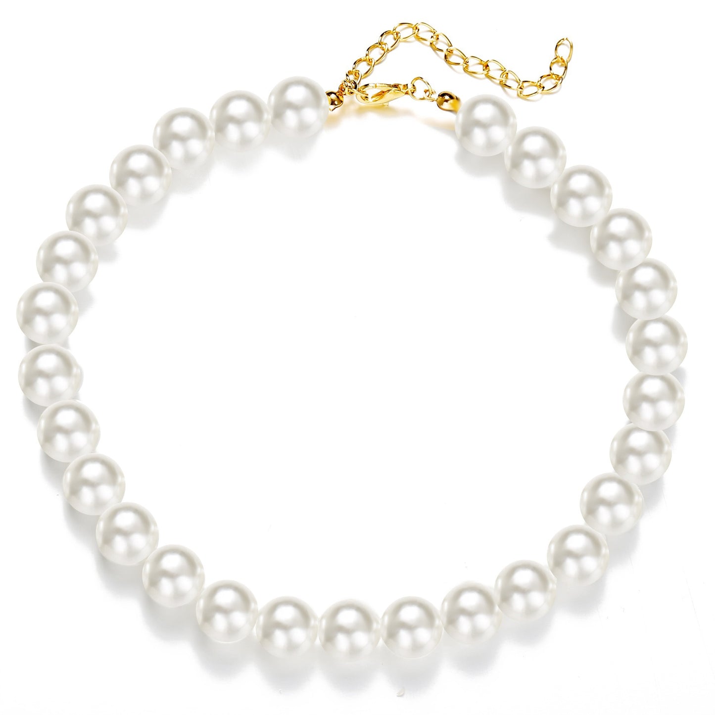 Simple Pearl Necklace Clavicle