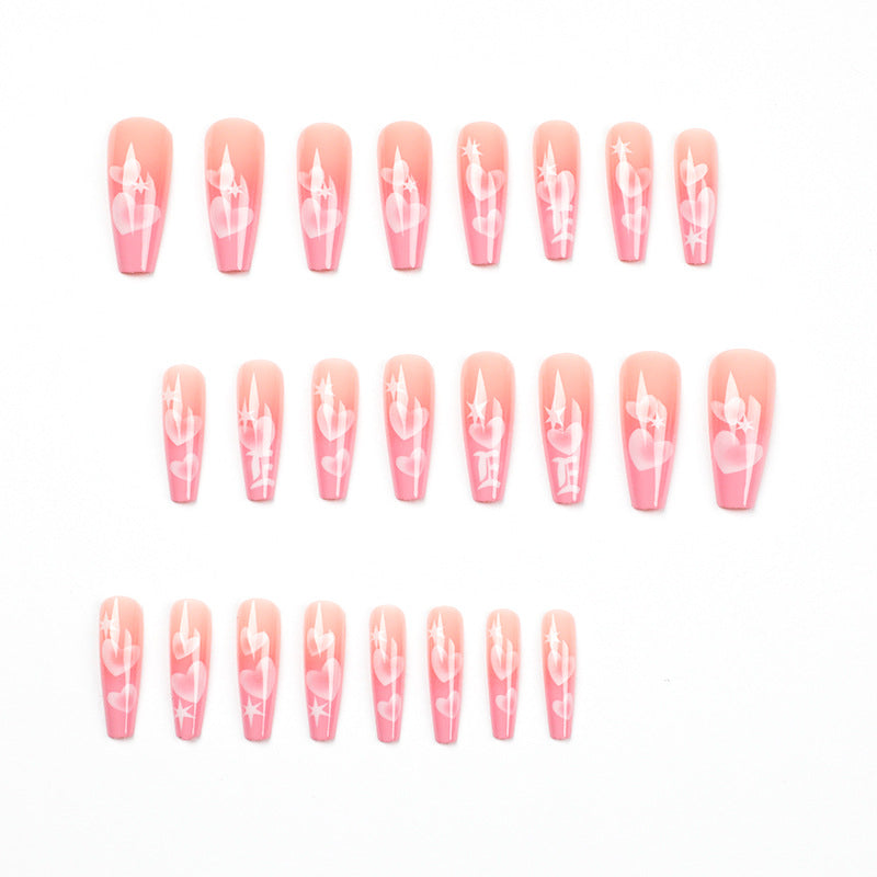 Nail Art Love Nail Patch Six-pointed Star Removable Nail Tip