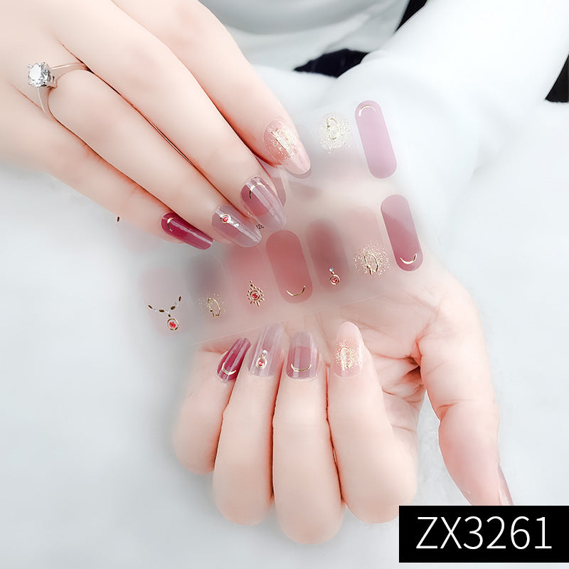 3D stereo full waterproof nail stickers