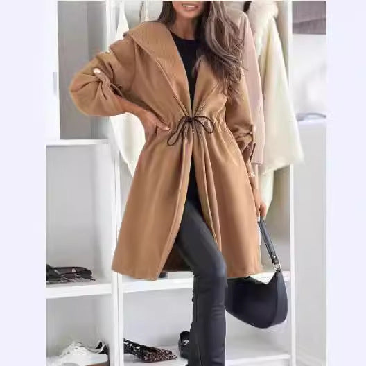 Women's Casual Long Sleeve Coat for Fall and Winter