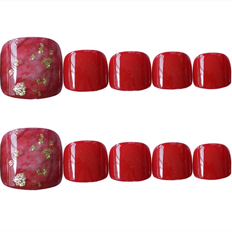 Set of 24 Pre-designed Nail Art Pieces for Easy and Stylish Manicures