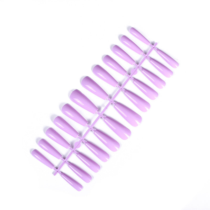 24 trapezoidal long false ballet nails