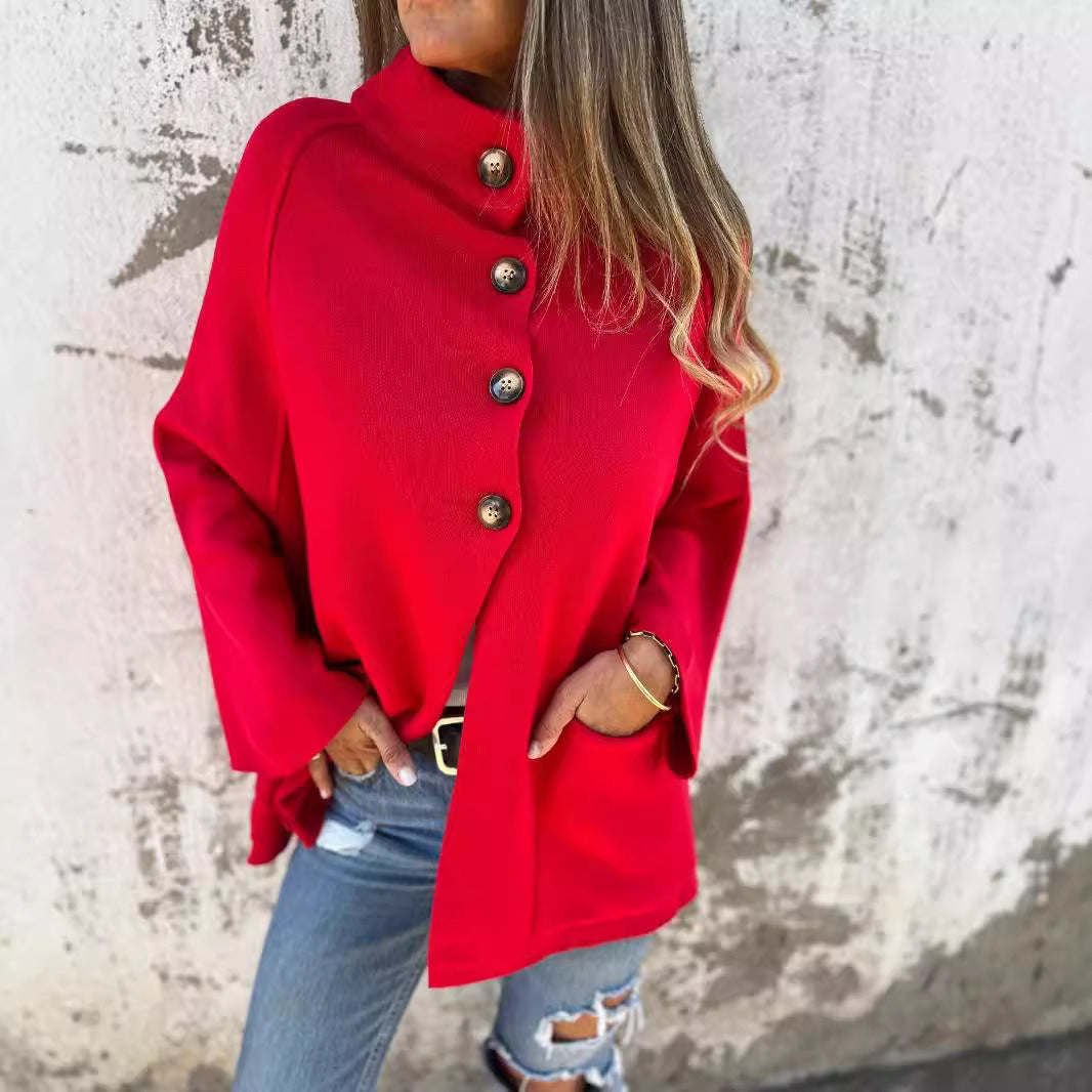 Lapel Long Sleeve Cardigan Jacket for Women