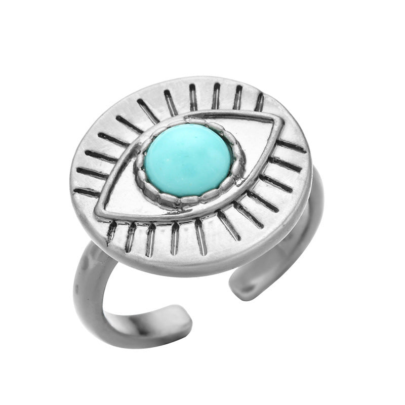 Fashion Eye Natural Stone Ring