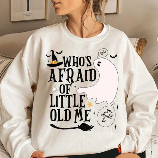 Creative Cute Letter Print Loose Round Neck Sweater