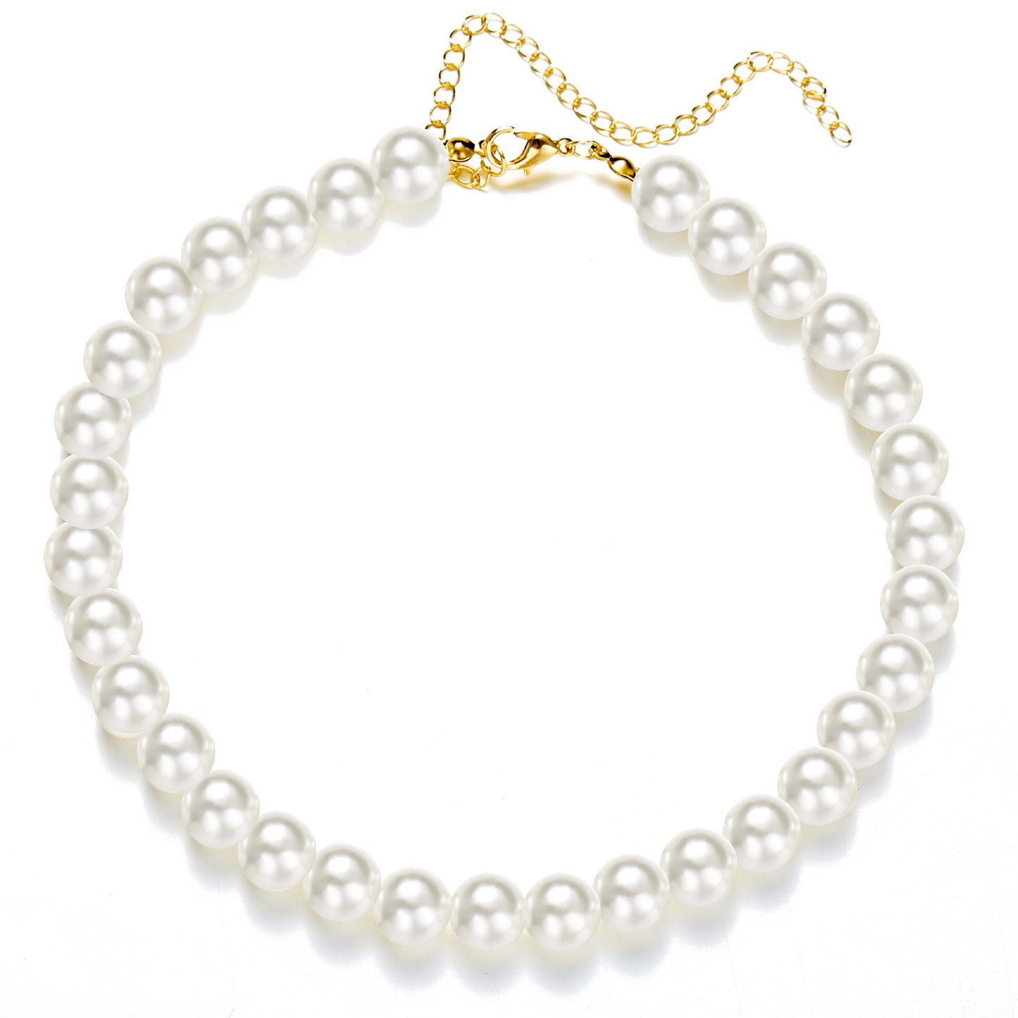 Simple Pearl Necklace Clavicle