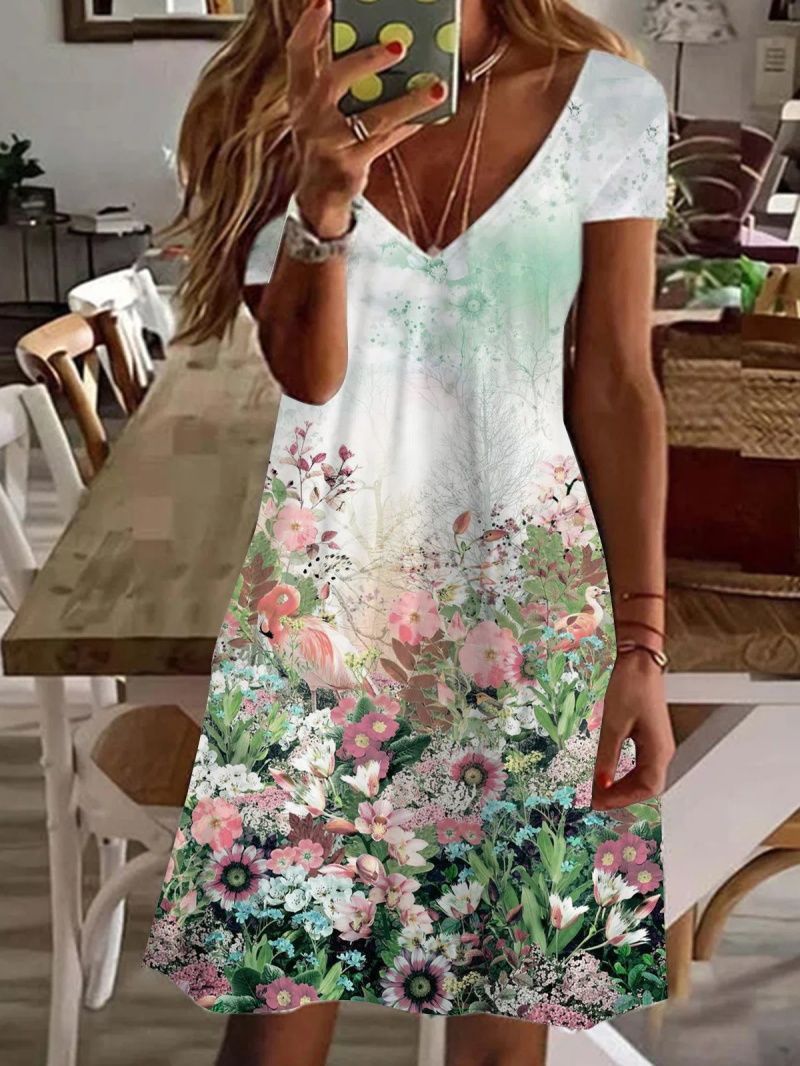 New Fashion Printing Dress in Colorful Design