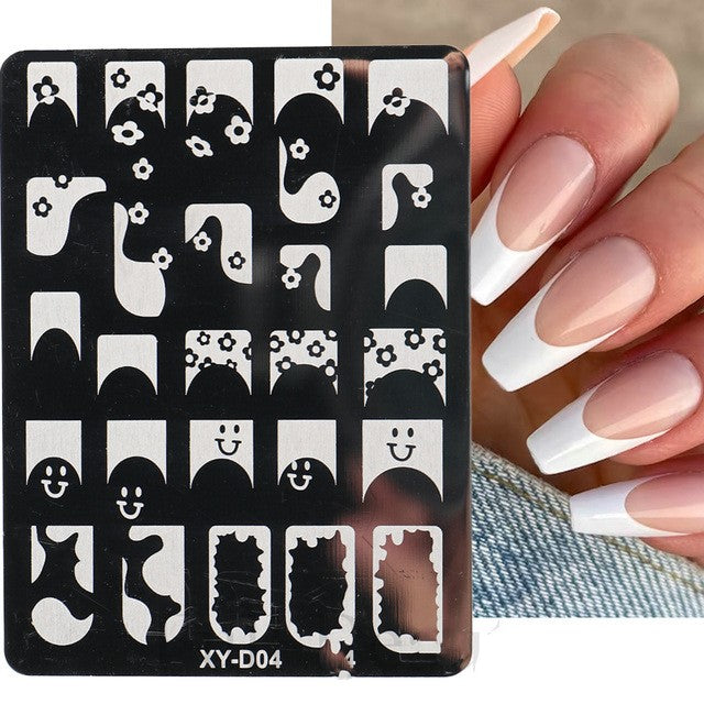 Nail Beauty Print Steel Plate Set for Creative Nail Art Designs