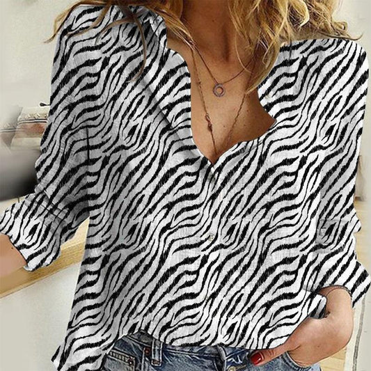 Women's Fashion Casual Shirt with Printing Series