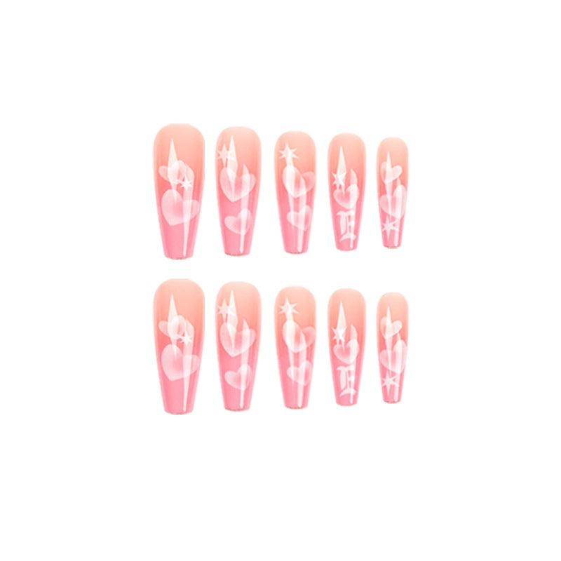 Nail Art Love Nail Patch Six-pointed Star Removable Nail Tip