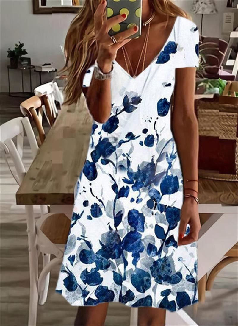 New Fashion Printing Dress in Colorful Design