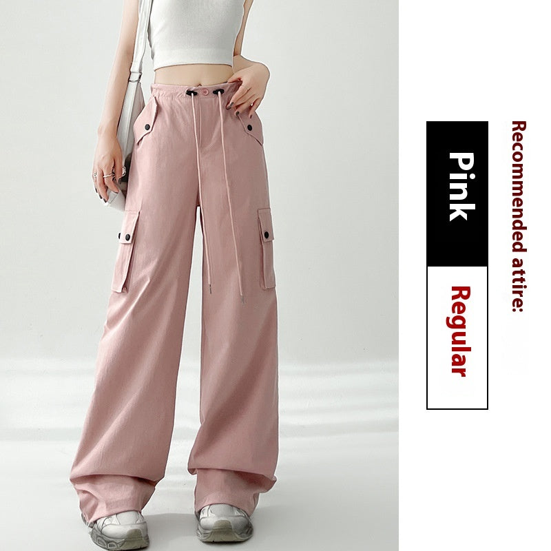 Women's High-Waist Casual Sports Wide-Leg Pants – Comfortable and Stylish Fit