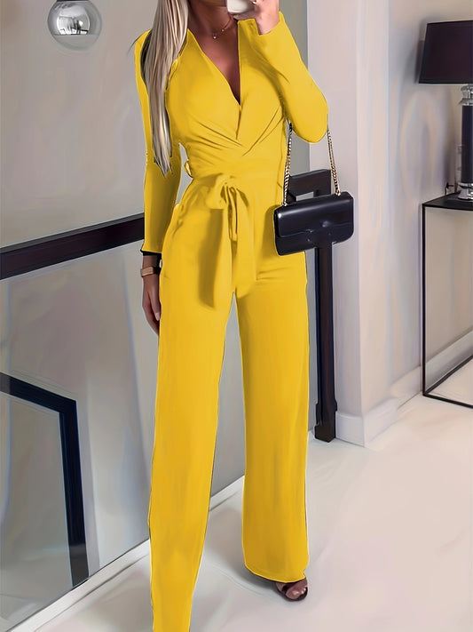 Yellow Women's Stylish Jumpsuit