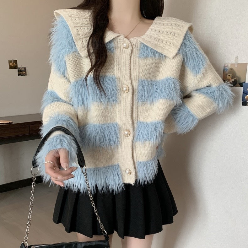 Mink Fur Sweater Coat for Women - Autumn and Winter Collection