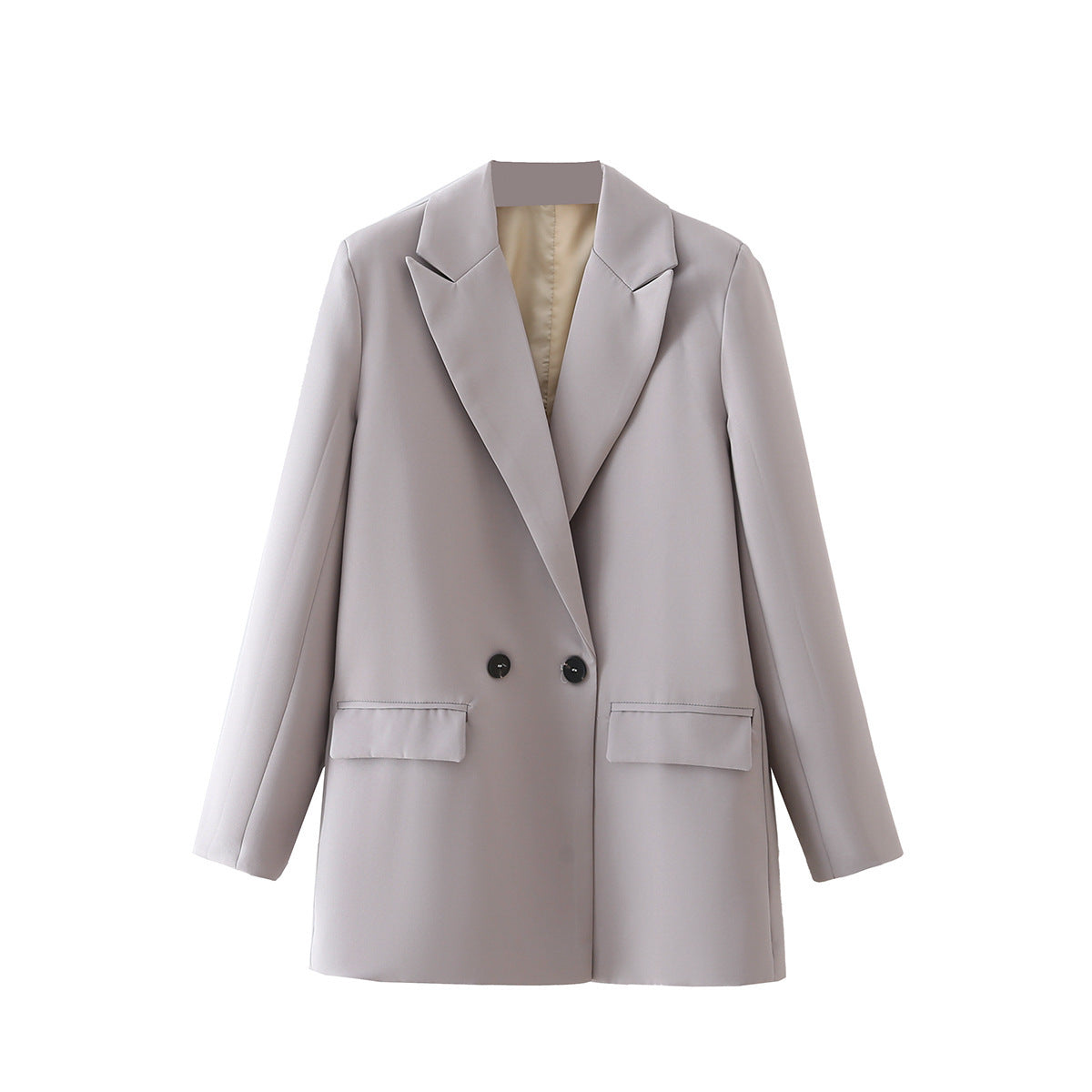 Women's Multicolor Double-Breasted Suit Coat