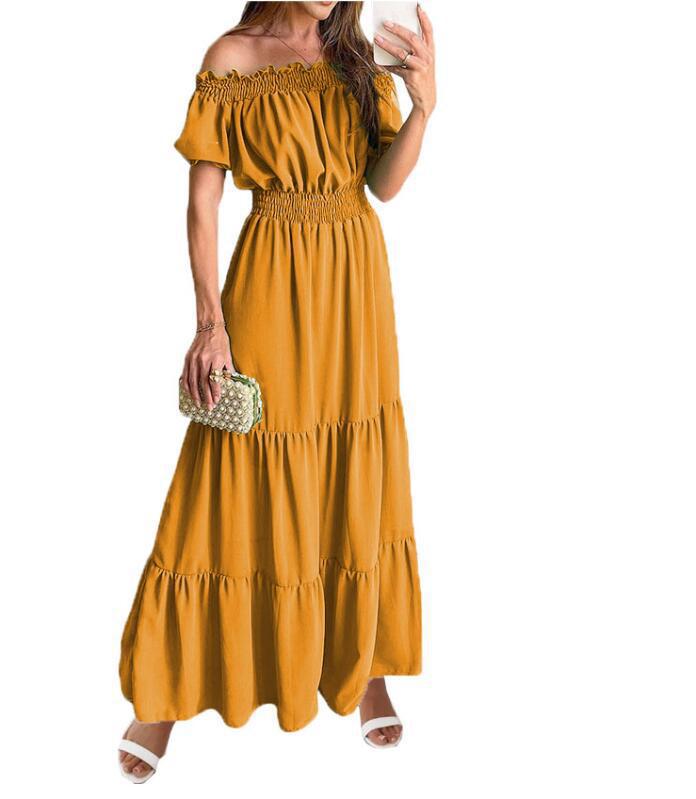 Women's Dress Fashionable Off Neck