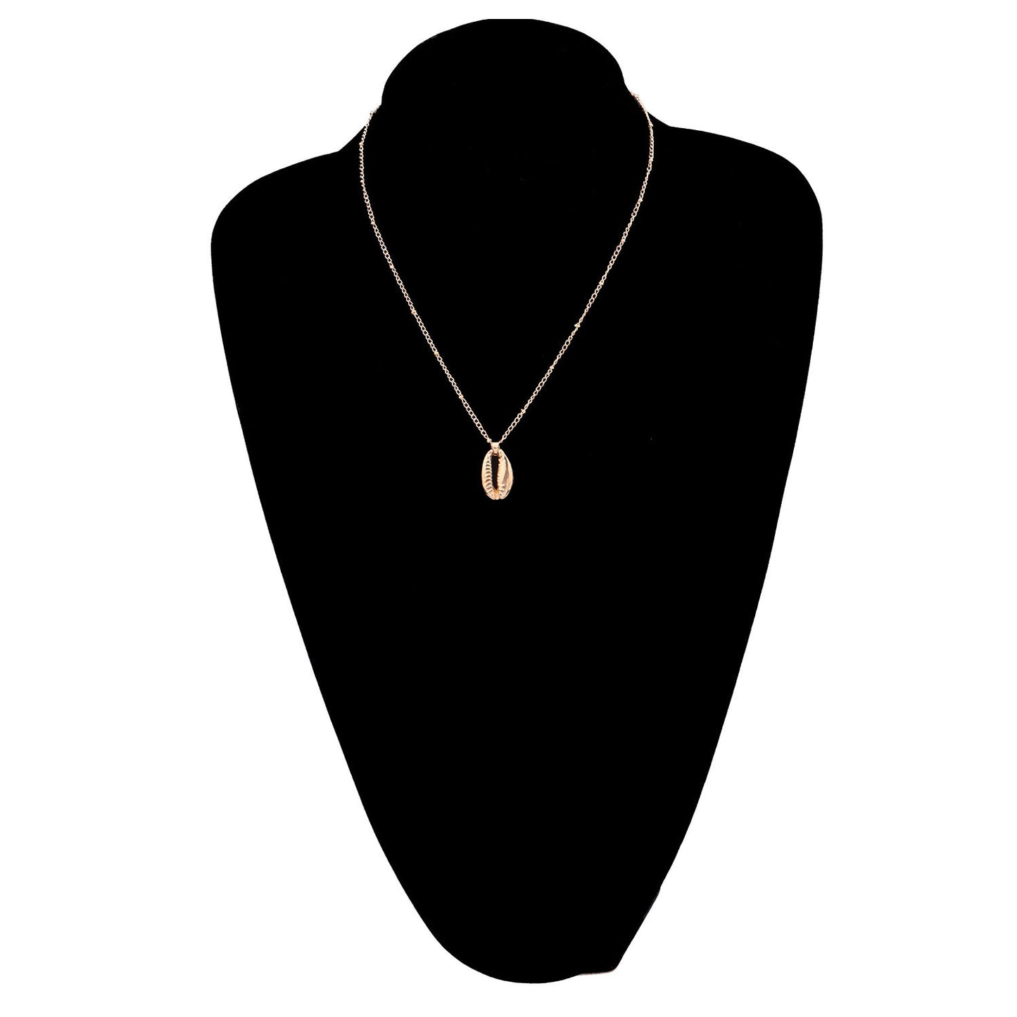 Women's Fashionable Elegant Alloy Shell Pendant Necklace