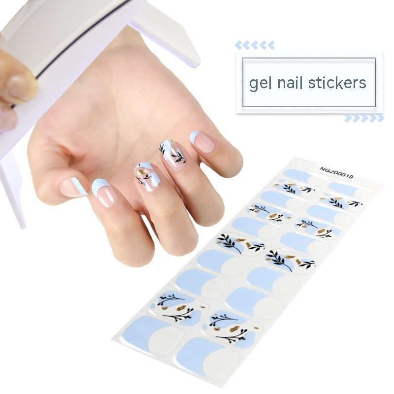 Gel Nail Stickers for 20 Gel Nail Polish Phototherapy Applications with Light