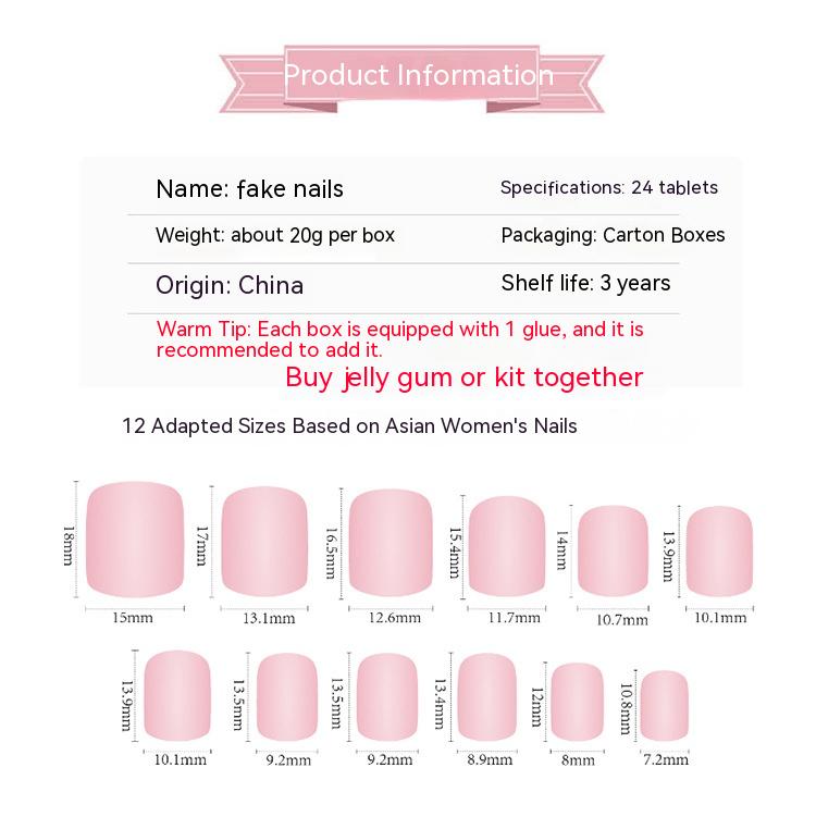 Green Ice Transparent Cow Pattern Removable Fake Nail Tips