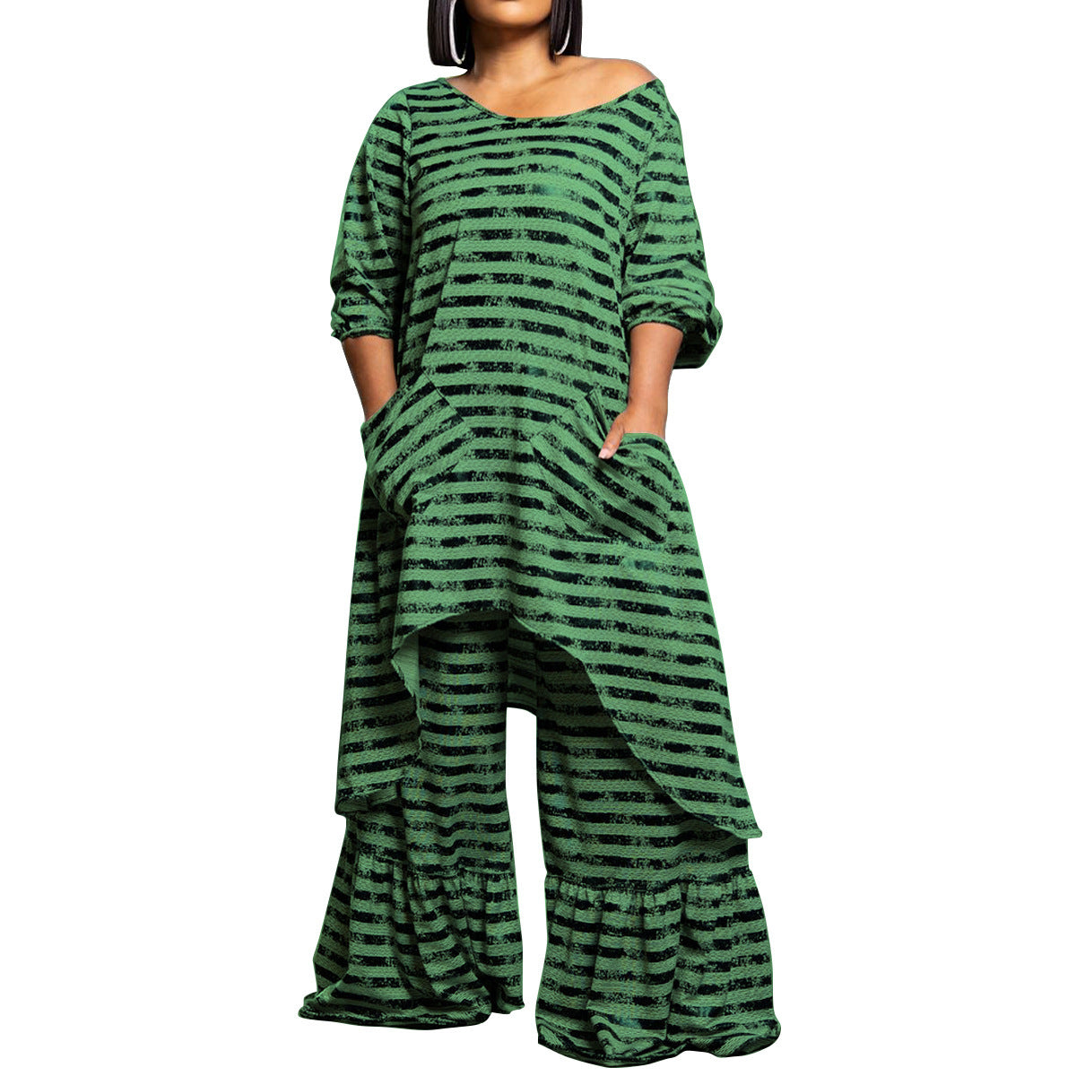 Plus Size Women's Fashion Irregular Suit