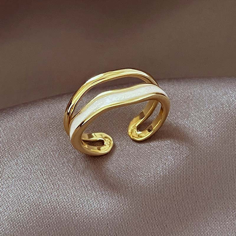 Women's Fashion Simple Quicksand Cloud Ring