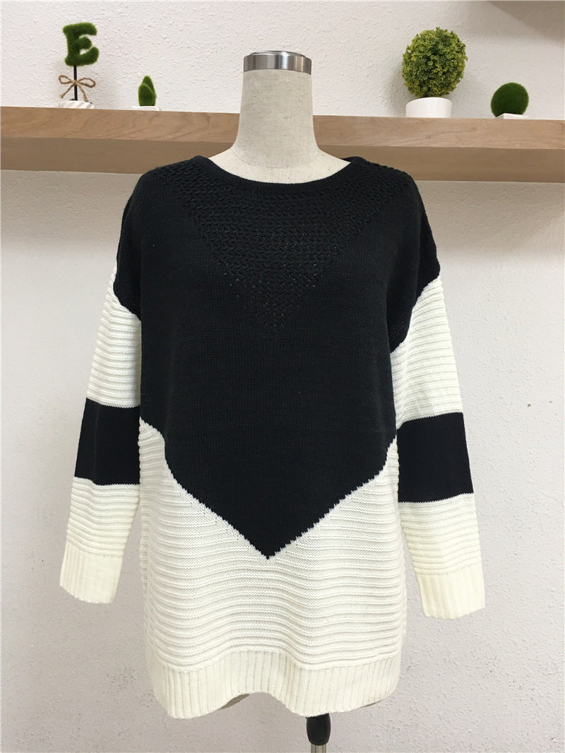 Stylish New Long-Sleeved Knit Bottoming Sweater for Women