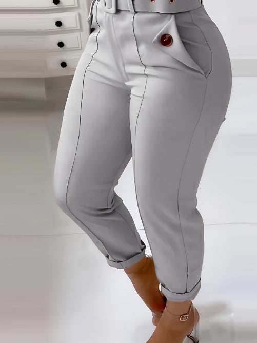 Women's Stylish Casual Solid Color Pants