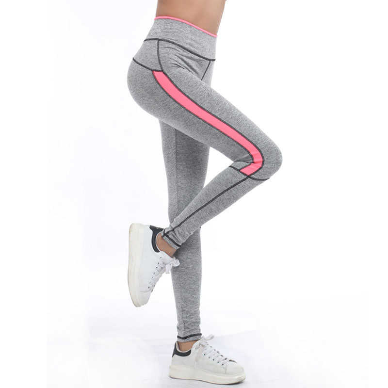 Workout Look with High Waist Stretch Yoga Pants for Women