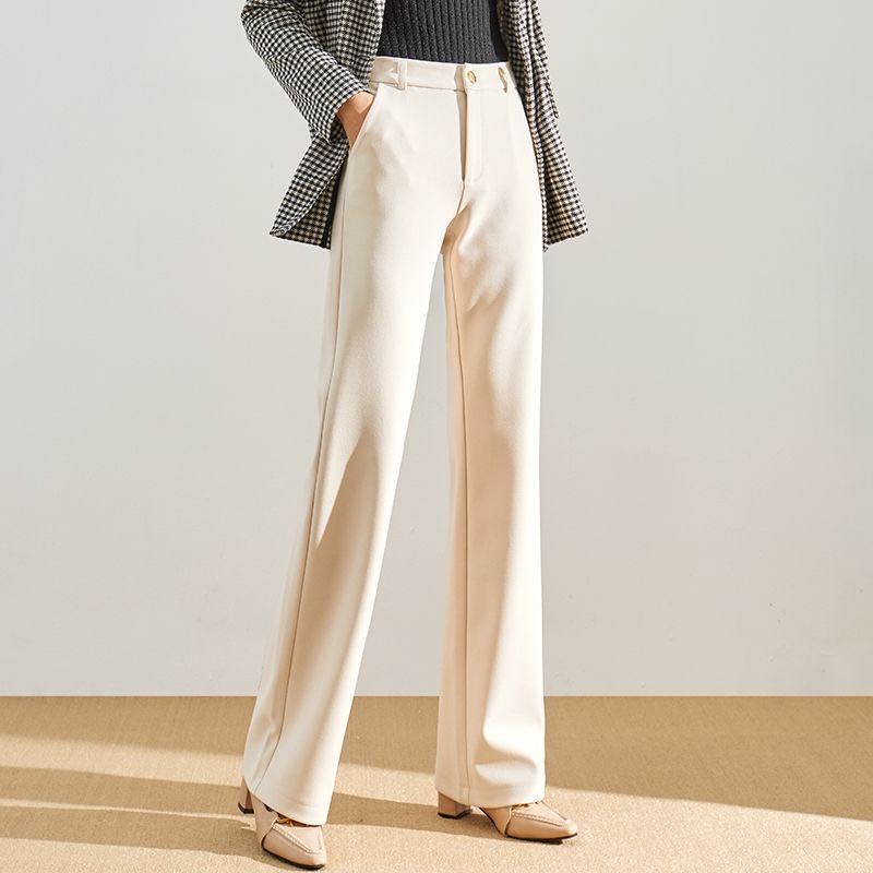 Thickened Suit Straight-Leg Pants Casual Loose All-Match