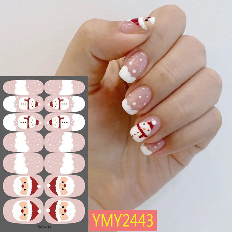 Manicure Christmas Ultra-thin Strap Adhesive Nail Sticker