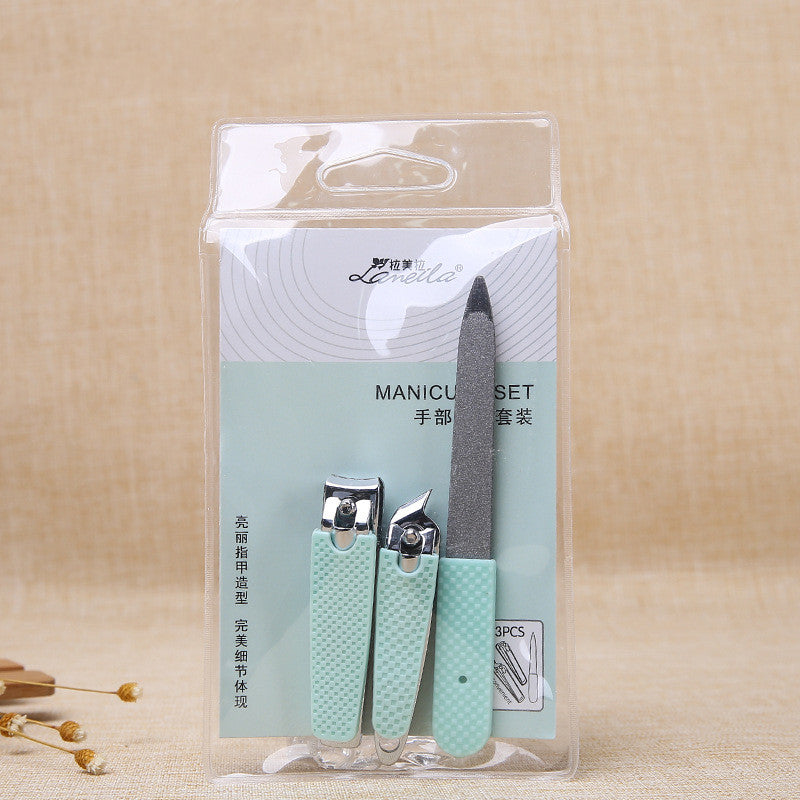 Stainless steel manicure nail clippers