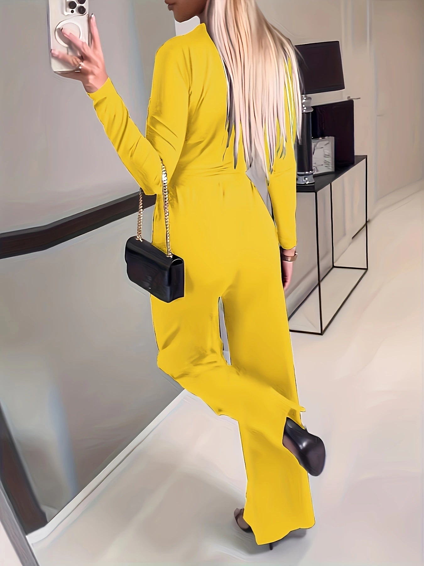 Yellow Women's Stylish Jumpsuit