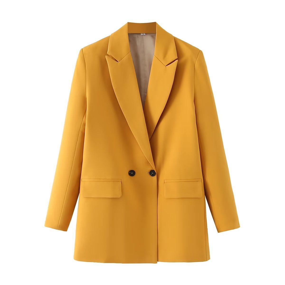 Women's Multicolor Double-Breasted Suit Coat