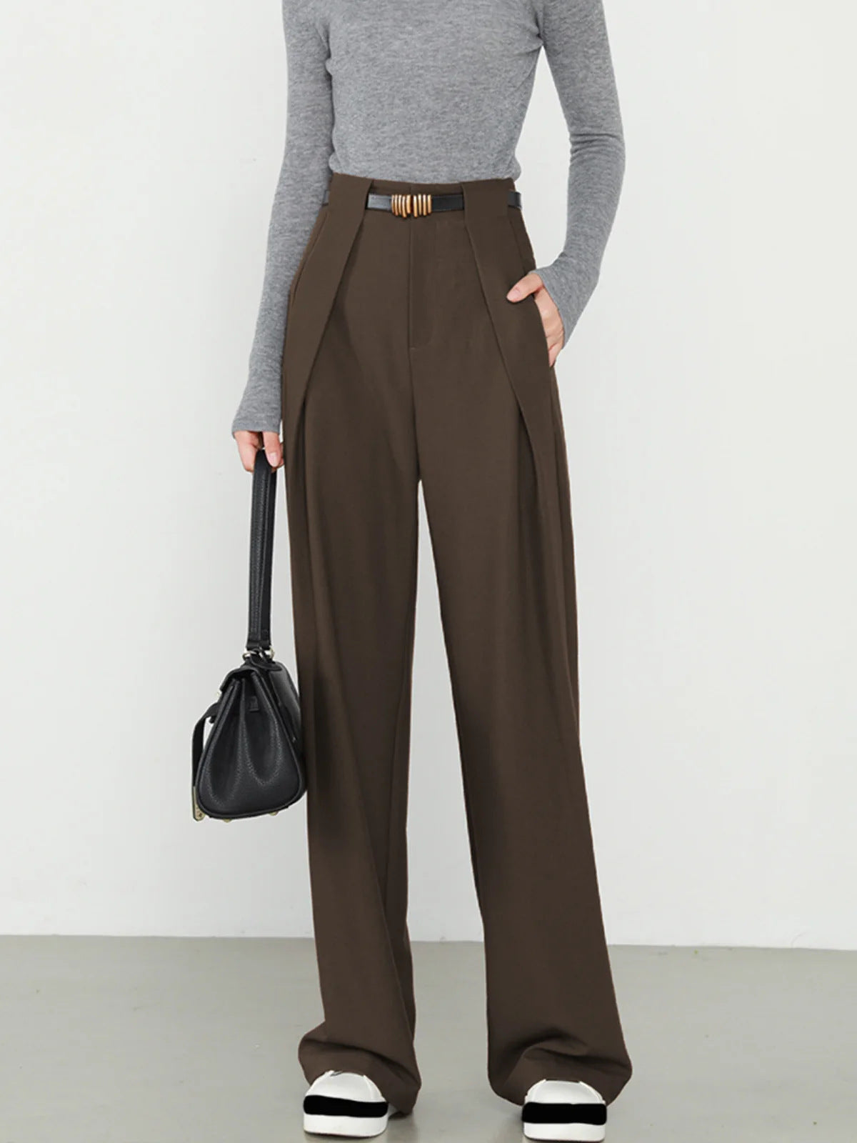 Women's High-Grade Polyester Suit Pants – Idle Style and Sophisticated Design