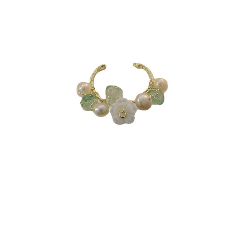 Women's Fashion Shell Flower Ring