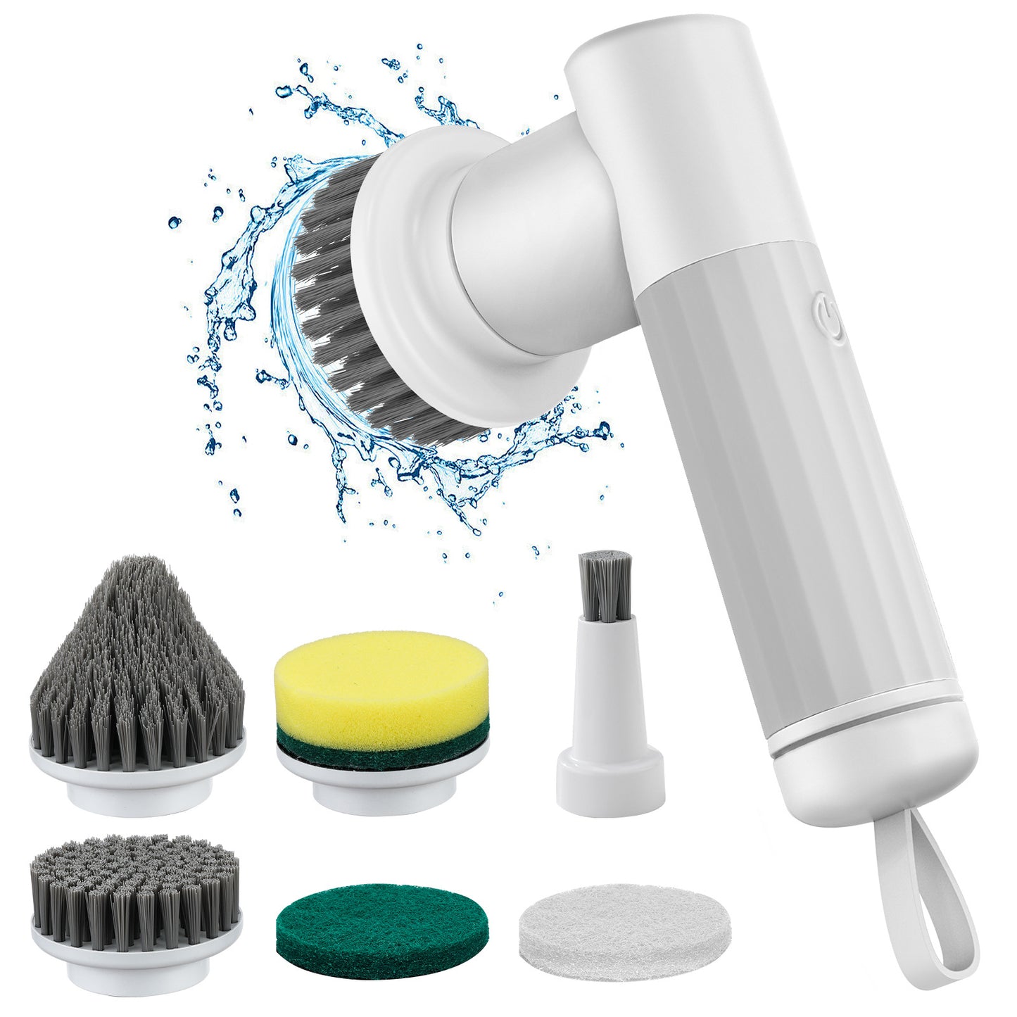 High Torque Mute Electric Cleaning Brush for Bathroom and Kitchen