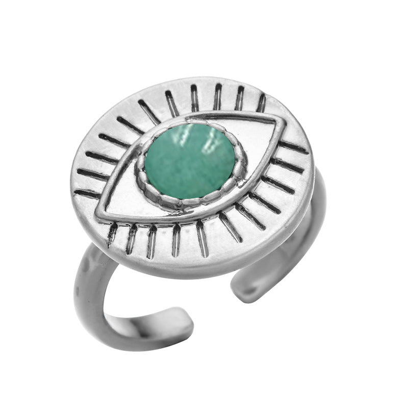 Fashion Eye Natural Stone Ring