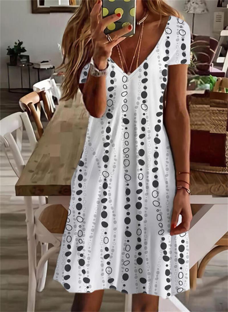 New Fashion Printing Dress in Colorful Design