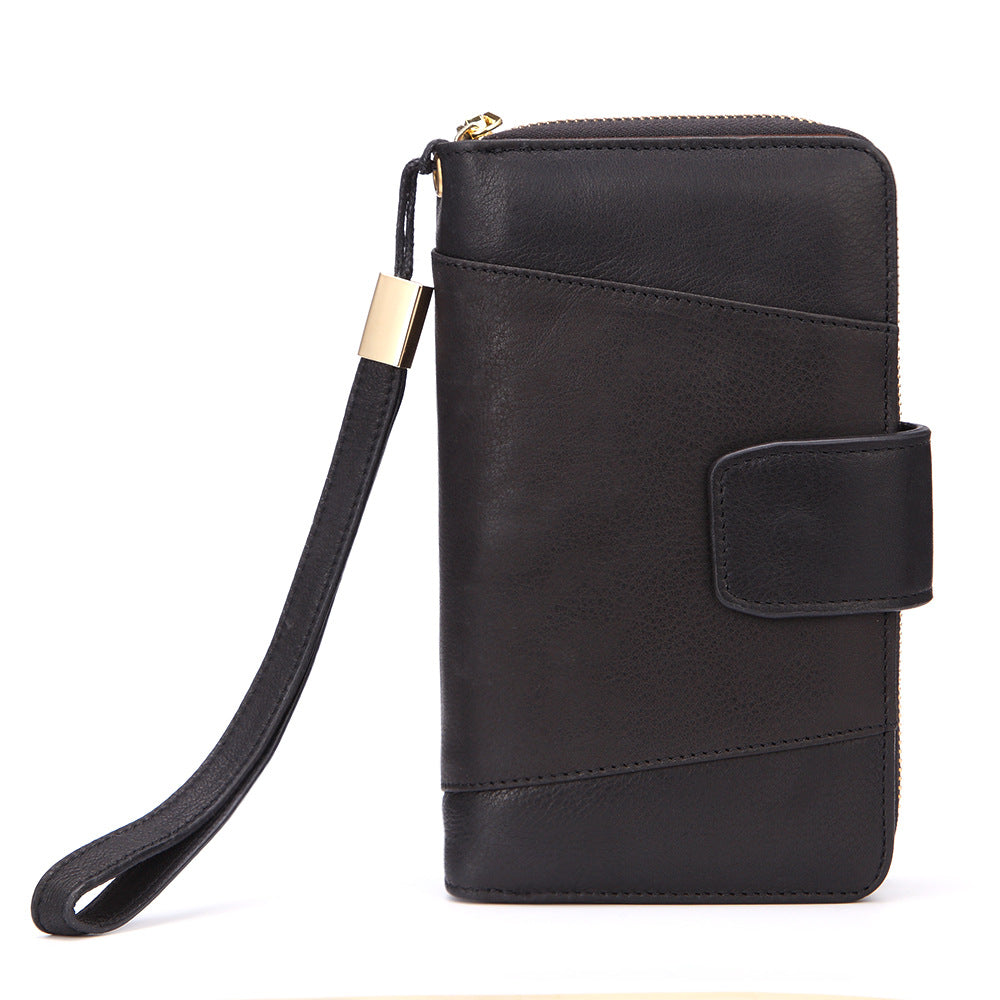 Stylish and Multi-functional Women's Long Leather Wallet