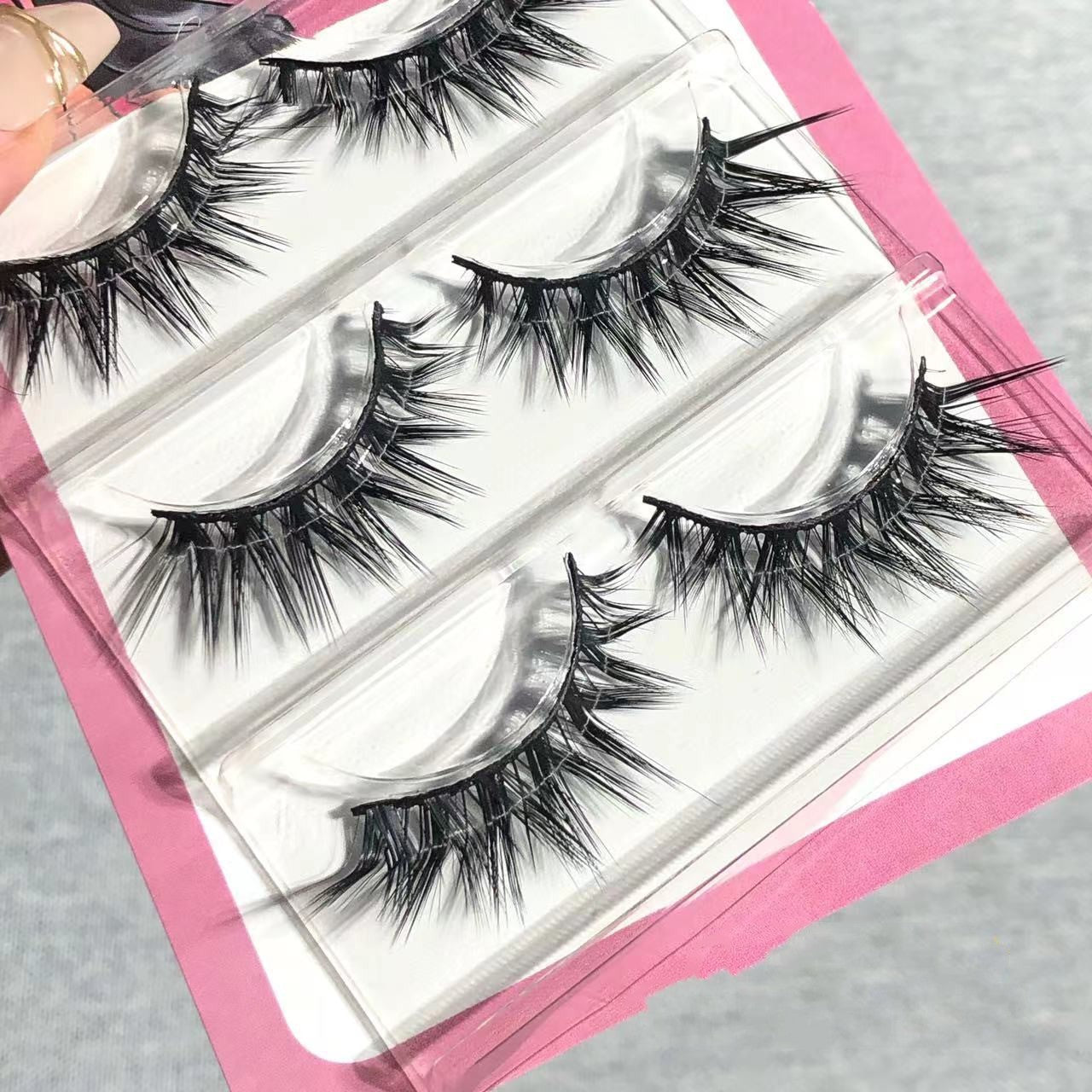 L-shaped Right Angle False Eyelashes One Piece