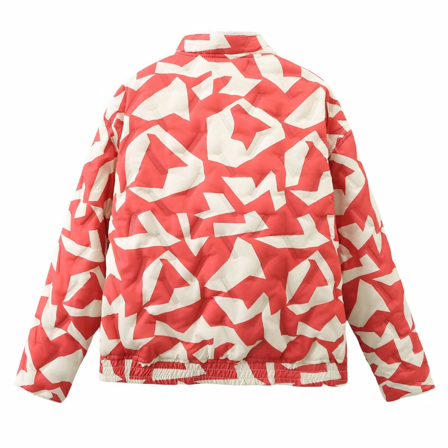 Women's Clothing Fashion Geometry Pattern Pattern Cotton Coat Jacket