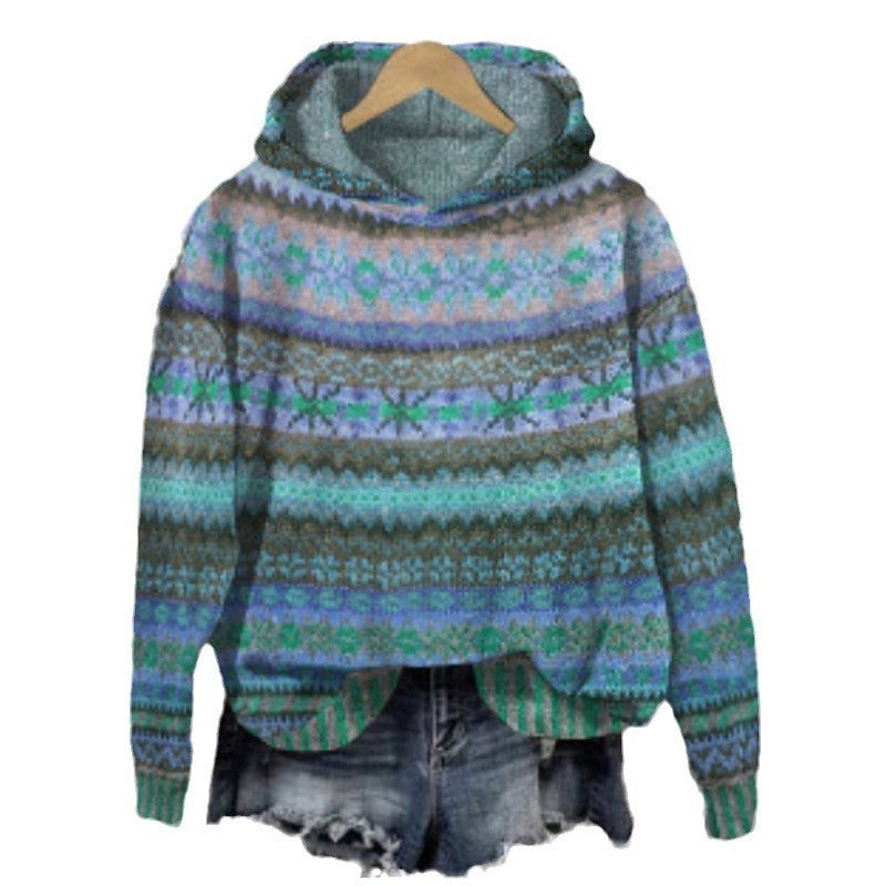 Hot Sale Printed Hoodie Coat